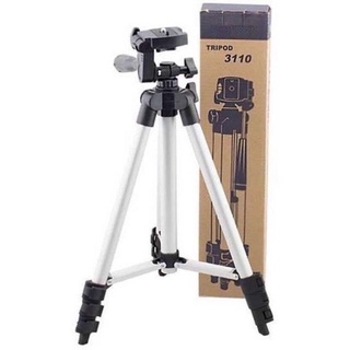 CAMERA CASE◈♀Portable Camera 3110 Tripod with 3D Head with Phone Holder