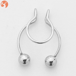 Nose Clip Nose Nail Medical Stainless Steel Nasal Septum False Nose Ring Puncture Jewelry LKY