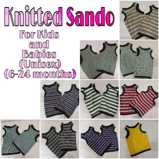 Sando for Babies knitted (Unisex) (6-24 months)
