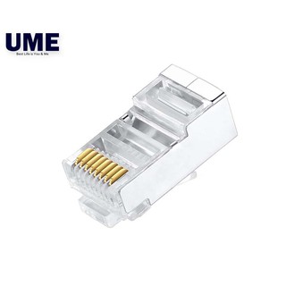 1PC, UME RJ45 CAT5 RJ-45 Modular Plug Internet Cable LAN Network Connector 8pin 8P8C