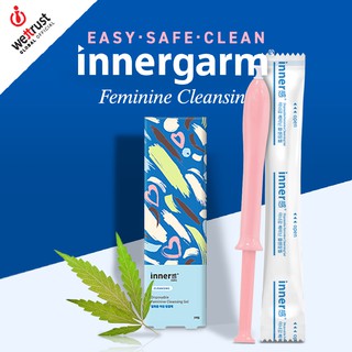 [Official&Authentic] innergarm Feminine Cleansing Gel 1.7g / inner gel / Feminine Gel / Intimate cleanser / Mild & gentle cleansing / Plant-derived / Hypoallergenic / Dermatologist test / pH balanced / Feminine cleanser / Feminine wash / EASY SAFE CLEAN
