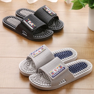 New type sole acupoint massage slippers simple home foot therapy shoes home couple one character slippers bathroom antiskid slippers