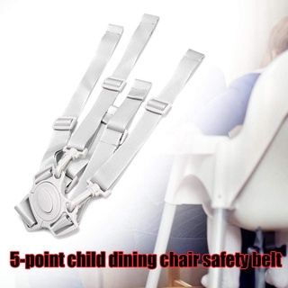 NEW Baby Universal 5 Point Harness High Chair Safe Belt Seat Belts For Stroller Pram Buggy Children Kid Pushchair