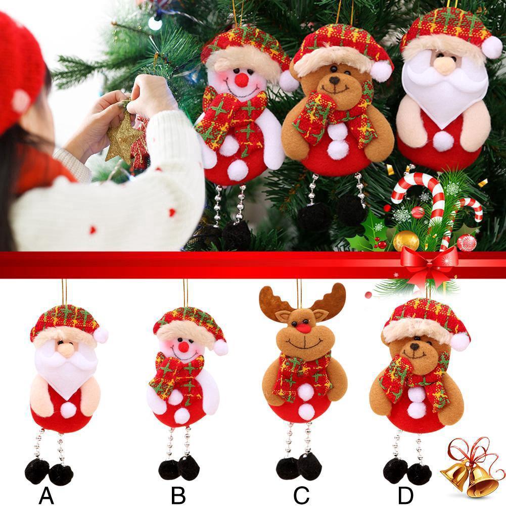 COD Christmas Santa Claus Deer Ornaments Party Xmas Tree