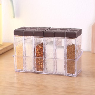 [recommended]【recommended】Kitchen Spice Jar Seasoning Box Spice Rack Spice Storage Bottle Jars Trans