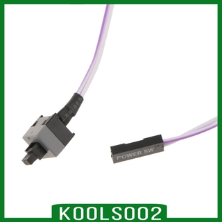 [KOOLSOO2] PC Desktop Power Push Button Cable ATX Computer OnOff Switch Wire