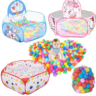 【50/100 pcs】Colorful Baby Play Balls Soft Plastic Ocean Balls for kids baby