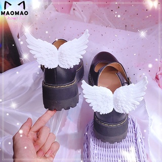 Angel Handle Devil Wings Shoes Buckle Lolita Shoes Clip Soft Sister