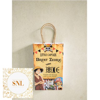 One Piece Anime Birthday lootbag Paper bag