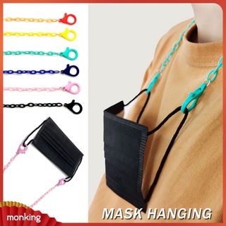 【Mask lanyard】 Fashion Plastic Mask Hanging Rope Necklace Face Mask Lanyard Mask Glasses Holder Traceless Ear Hanging Rope for kids