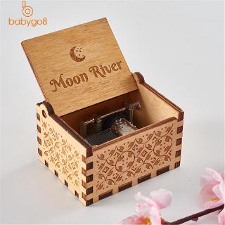 Ready Stock Hand Operation Playing DIY Wooden Music Box You Are My Sunshine Birthday Gift (3)