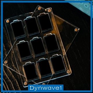 [DYNWAVE1] Transparent Game Card Box for NS Holder Shockproof Display Cabinet Portable