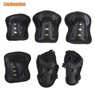 *Liuzhuodun* 6Pcs Kids Protective Gear Knee Pads Elbow Wrist Roller Skating Safety Protection