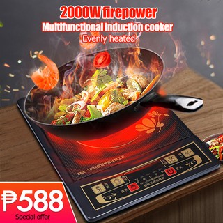 Induction Cooker 2000w intelligent high power heating fast black