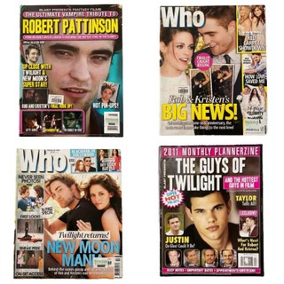 TWILIGHT SAGA Magazine Edward Jacob Bella Robert Pattinson Kristen Stewart Taylor Lautner