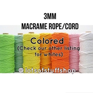 Macrame Rope Cord 3mm DIY