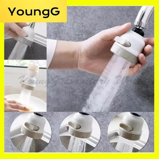 Kitchen High Pressure Water Filter Water-Saving Device 3 Modes Faucet Sprayer Head Water Saving Taps
