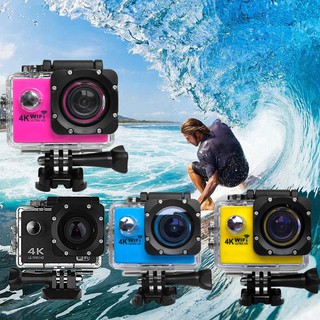 【COD】4K Ultra HD Sports Camera Waterproof Camera action WiFi Cam
