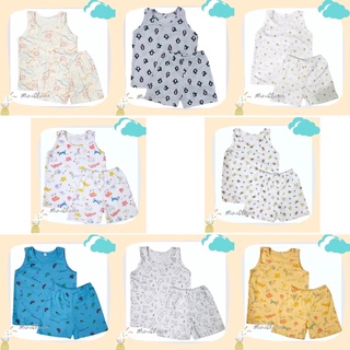 MiniChoice Baby Kids Sleeveless Top and Shorts Terno Set