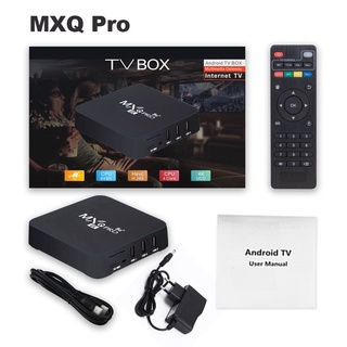 【COD】5G TV BOX MXQ PRO 4K Smart TV Box 1G+8G Rk3229 Quad Core Android 7.1 3D Player Mxqpro