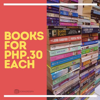 BOOKS FOR PHP 30 EACH PIECE (PRELOVED)