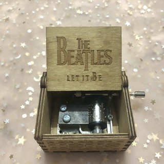 The Beatles Music Box Wood