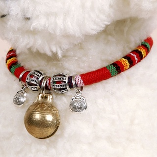 Dog Bell Collar Pet Products Teddy Dog Bell Special Small and Medium-sized Dog Collar Copper Bell Cat Collar