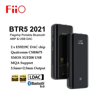 FiiO BTR5 2021 Dual ES9219C Bluetooth 5.0 MQA AMP USB DAC Headphone Amplifier XMOS PCM 384 DSD256 3.5mm 2.5mm Output