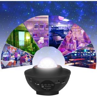 Starry Sky Projector LED Night Light Ocean Wave Night Room Remote Control Light (2)