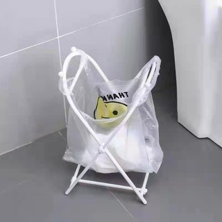 Trash Garbage Plastic Bag Storage Rack Holder Hanging Stand Towel Rack (4)