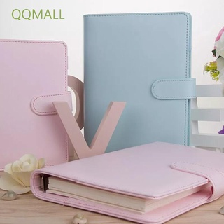 QQMALL Stationery Binder Cover Journal Loose-Leaf Cover Notebook Cover DIY File Folder Refillable Ri