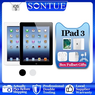 《SONTUE》iPad 3 WiFi / SIM+WiFi 16GB 32GB 64GB（100% Original Used）