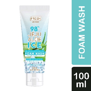 Fresh Jeju Aloe Ice Foam Wash 100mL (1)