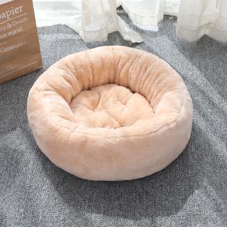Dog Cat Pet Bed Pet Dog Cat Calming Pet Bed Warm Soft Plush Round Cozy Nest Comfortable Sleeping Mat (7)