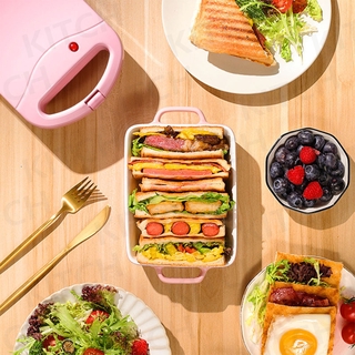 Portable Sandwich Maker Waffle Maker Multifunctional Household Light Food Maker Heating Toaster Pressure Toaster (9)
