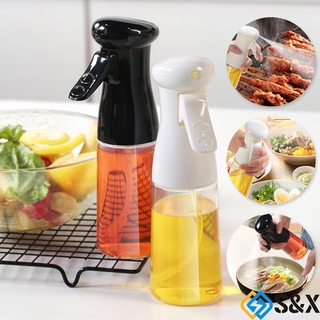 210ml Oil Sprayer Dispenser Oil Spray Bottle for Kitchen BBQ Baking/ Spray Transparent Vinegar Bottle Dispenser Fuel Injector BBQ Sprayer/Oil Dispenser