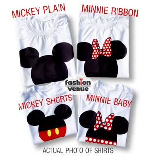 FV Graphic Tee Mickey Minnie Family Shirts Reunion Barkada Twinning BFF Disney