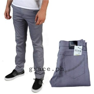 ♥️COTTON GRAY skinny jeans pants for men 28-36♥️