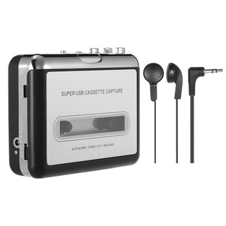 ☁Portable Cassette Player Portable Tape Player Captures Cassette Recorder via U (1)