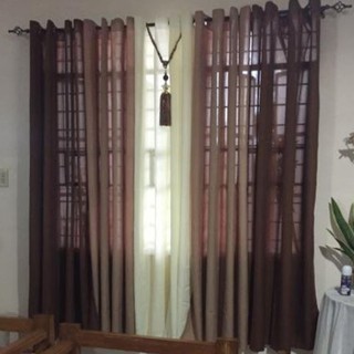 1PC Curtain Plain 215x150cm with 8 Ring Curtains DIY combination New Kurtina Home Decor CURTAIN HANS