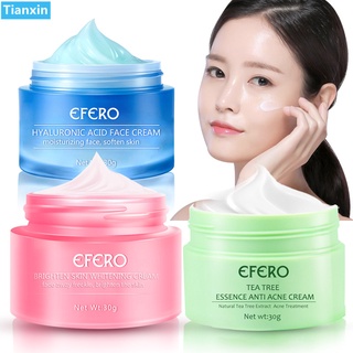 EFERO Whitening Face Cream Remove Freckle Cream Acne Spots Melanin Whitening Moisturizing Skin Brighten Face Day Cream