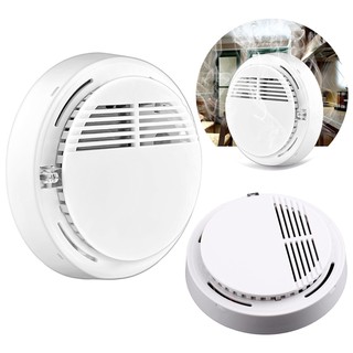 Independent Type Smoking Detector Alarm Fire Smoke Sensor Family Guard Security ,With 9V Battery