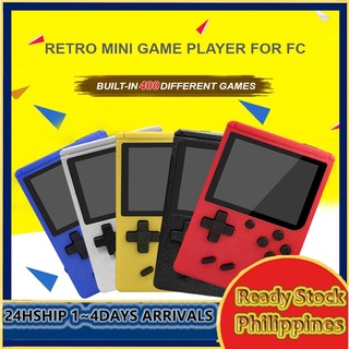 gaming✆❉Gameboy 400 Games Retro FC GamePad 3.0 Inches Handheld Game Console Emulator Built-In