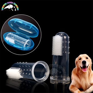 12PCS Dog Silicone Finger Toothbrush for Dogs Cats Pet Bad Breath Tartar Remover Dog Tooth BrushPets