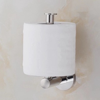 Punch-free Kitchen Roll Holder Wall-mounted Toilet Paper Holder Stainless Steel Bathroom Holder