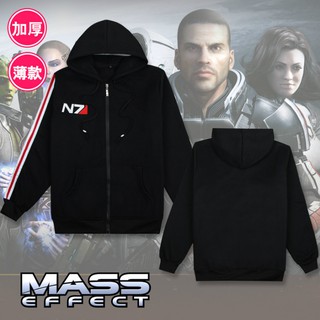 Mass Effect Cosplay Long Sleeve Hoodie Outwear Men Clothes (1)
