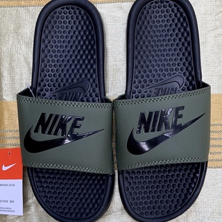 OEM Army Green Nike Benassi JDI Slides with Foam Slippers for Men and Women