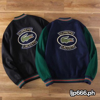 Lacoste Wool Varsity Embroidered logo Jacket 2 colors