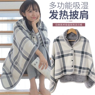 Winter Warm Air Conditioning Blanket Flannel Shawl Blanket & Cloak & -