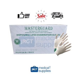 Masterguard SMALL Powder-Free Latex Disposable Examination/Surgical Gloves (100pcs)